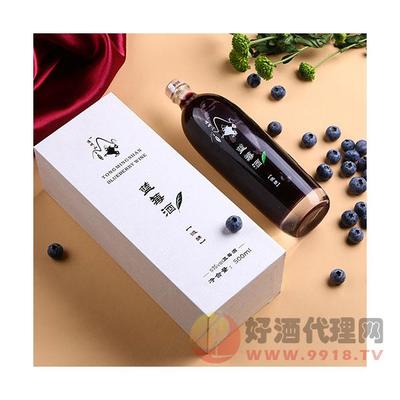 通明山遼寧特產(chǎn)藍莓酒500ml